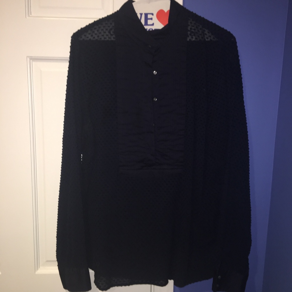 J. Crew Women's Tuxedo Blouse